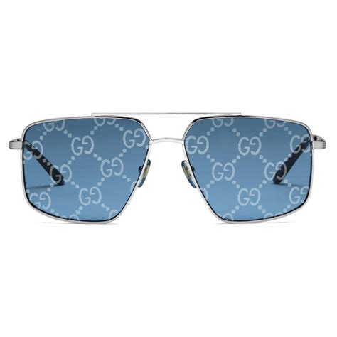 gucci aviator blue|gucci aviator eyeglasses.